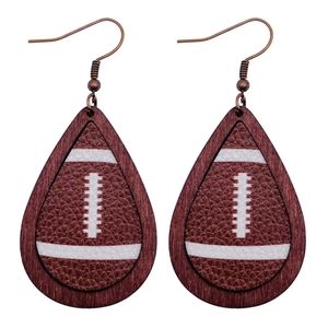 Football drip Earrings